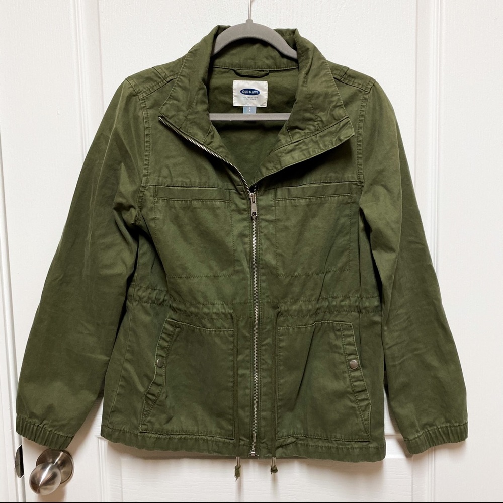 Old Navy Green Utility Jacket Size Small